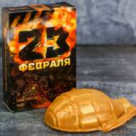 Мыло фигурное граната &quot;23 февраля&quot;, эвкалипт - Мыло фигурное граната "23 февраля", эвкалипт