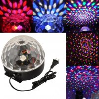 Диско шар MP3 Led Magic, 6 цветов, USB, со слотом для SD карт