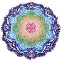 Полотенце для пляжа "Yoga Mandala"с бахромой