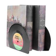 Подставка для книг &quot;Виниловые пластинки&quot; Vinyl Bookends, набор из 2-х пластинок - Подставка для книг "Виниловые пластинки" Vinyl Bookends, набор из 2-х пластинок