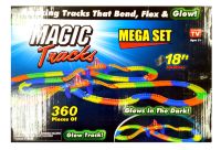 Гибкий авто-трек Magic Tracks, Меджик Трэкс  с мостами 360 деталей + 2 машинки