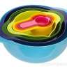 Набор мисок &quot;8 предметов&quot; - Multicolor-8-Piece-Mixing-Bowl-Set-with-Convenient-Helper-Handles-FDA-Certified.jpg