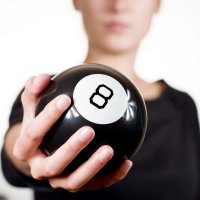 Magic 8 Ball Шар ответов - Восьмерка 10 см