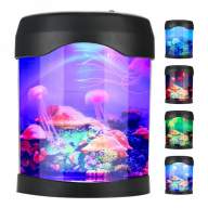 Светодиодный ночник Медузы в аквариуме электронные LED Jellyfish Mood Lamp - Светодиодный ночник Медузы в аквариуме электронные LED Jellyfish Mood Lamp