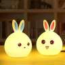 Мягкий силиконовый ночник Кролик Cute Rabbit LED - Мягкий силиконовый ночник Кролик Cute Rabbit LED